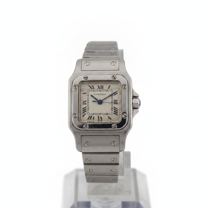 SPEED WATCHES Cartier Santos Galbée Quartz – Ref. 9057930 - thumbnail image 1