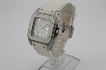 SPEED WATCHES Cartier Santos 100 – Ref. W20122U2 - thumbnail image 4