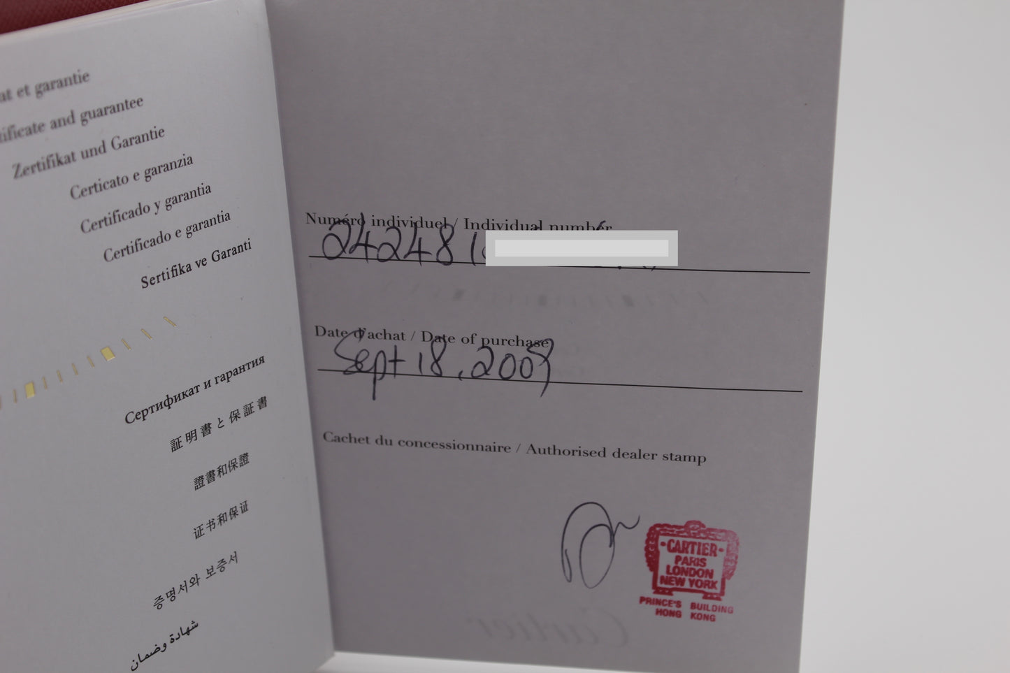 Cartier 21 Chronoscaph ref. 2424