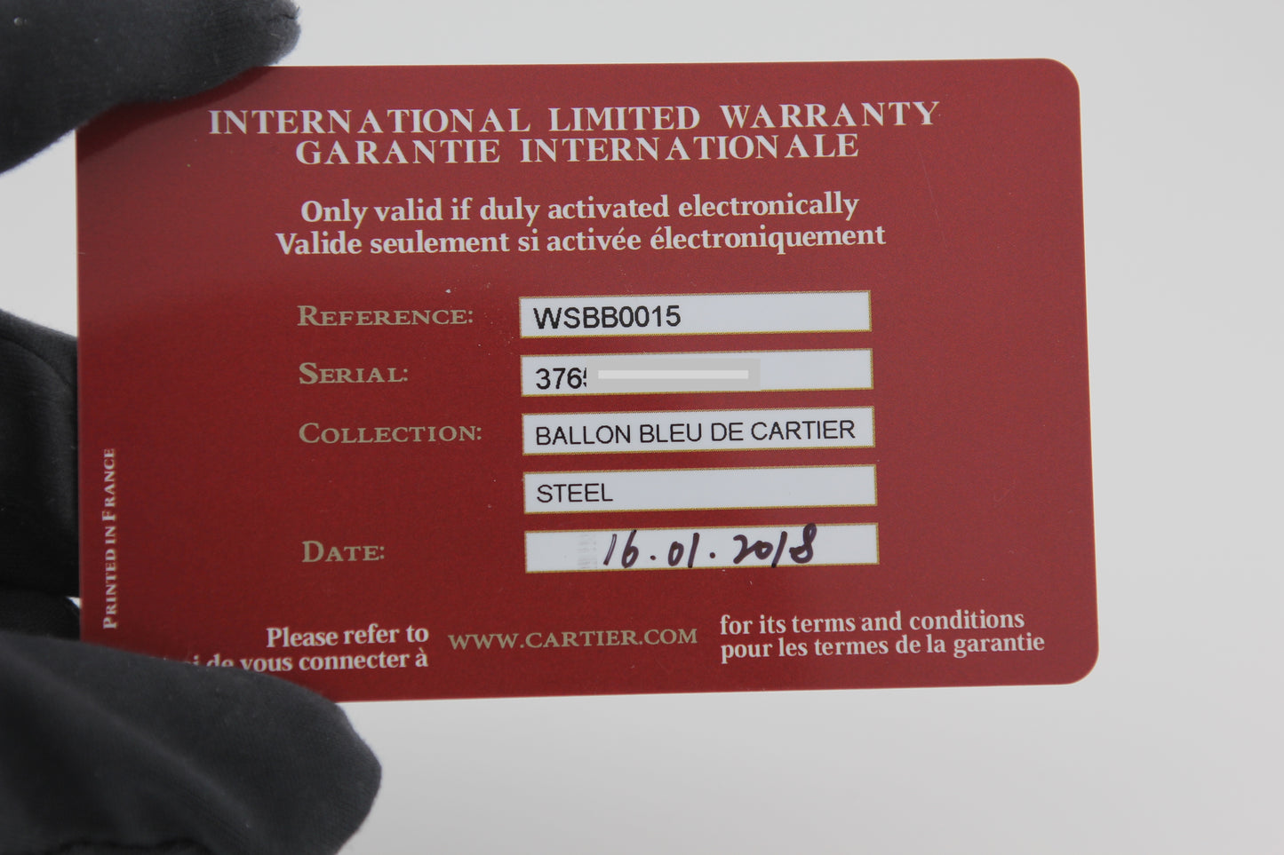 Cartier Ballon Bleu – Ref. WSBB0015