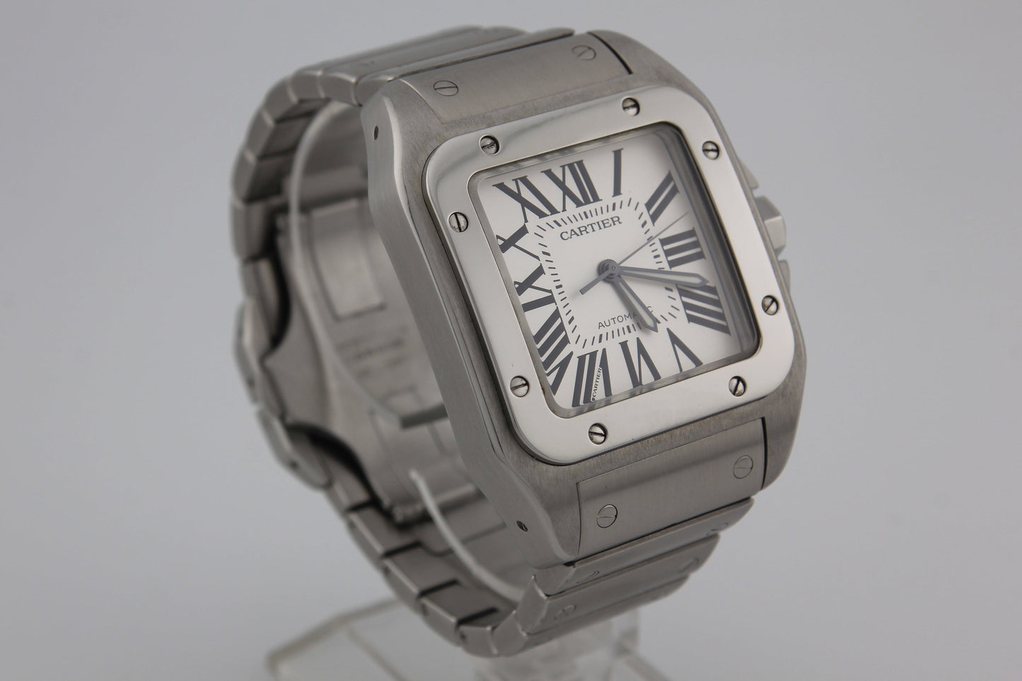 SPEED WATCHES Cartier Santos 100 Automatic – Ref. W200737G - full size product image