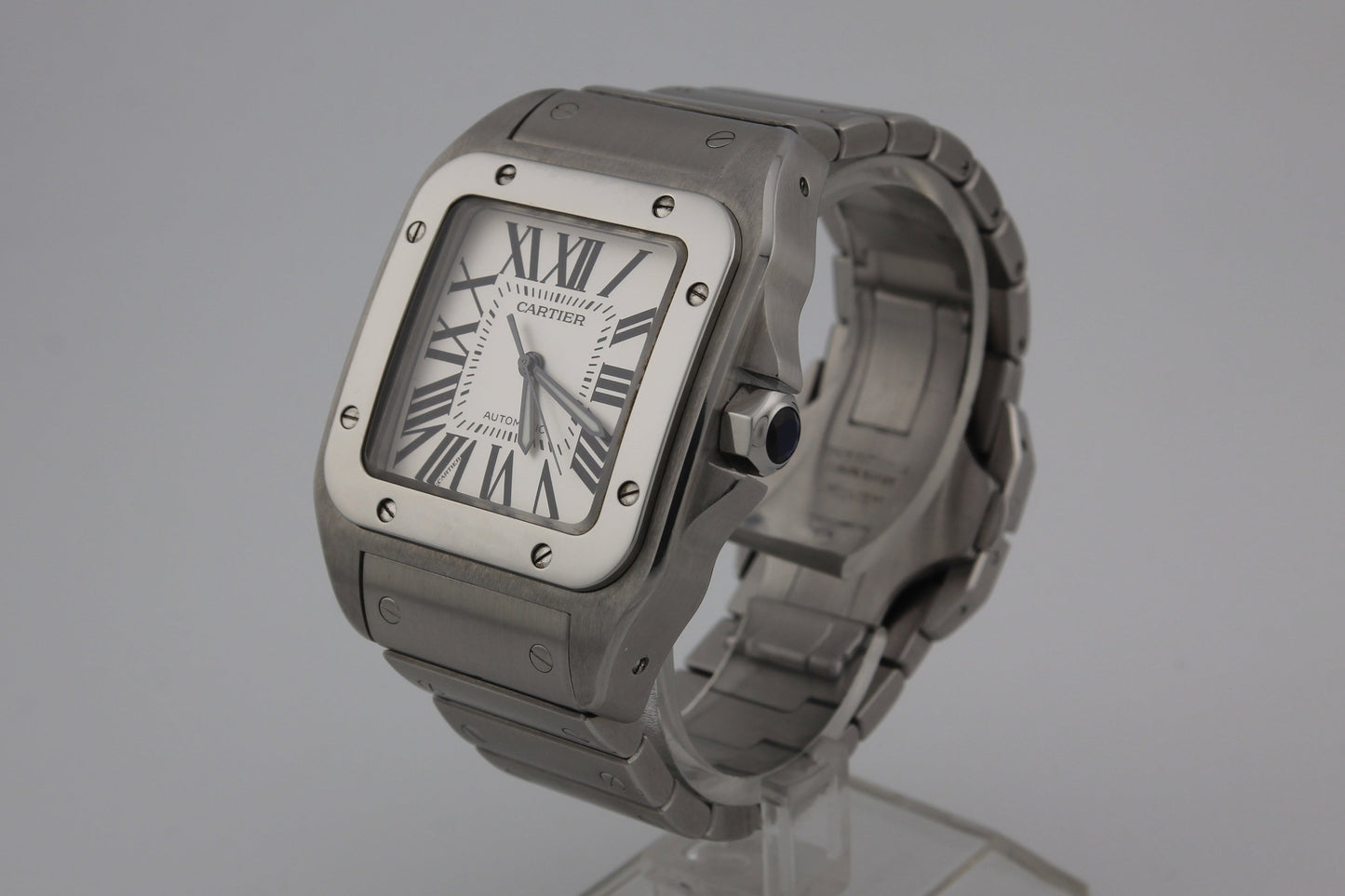 SPEED WATCHES Cartier Santos 100 Automatic – Ref. W200737G - full size product image
