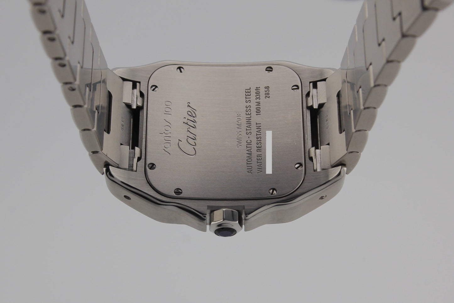 SPEED WATCHES Cartier Santos 100 Automatic – Ref. W200737G - full size product image