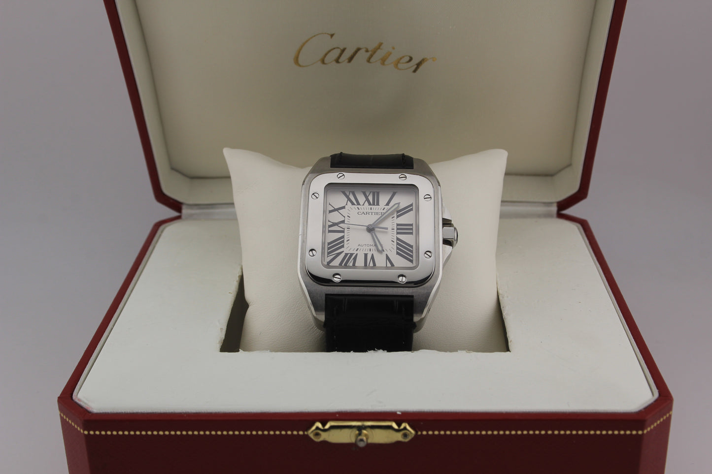 SPEED WATCHES Cartier Santos 100 Automatic – Ref. W20073X8 - full size product image
