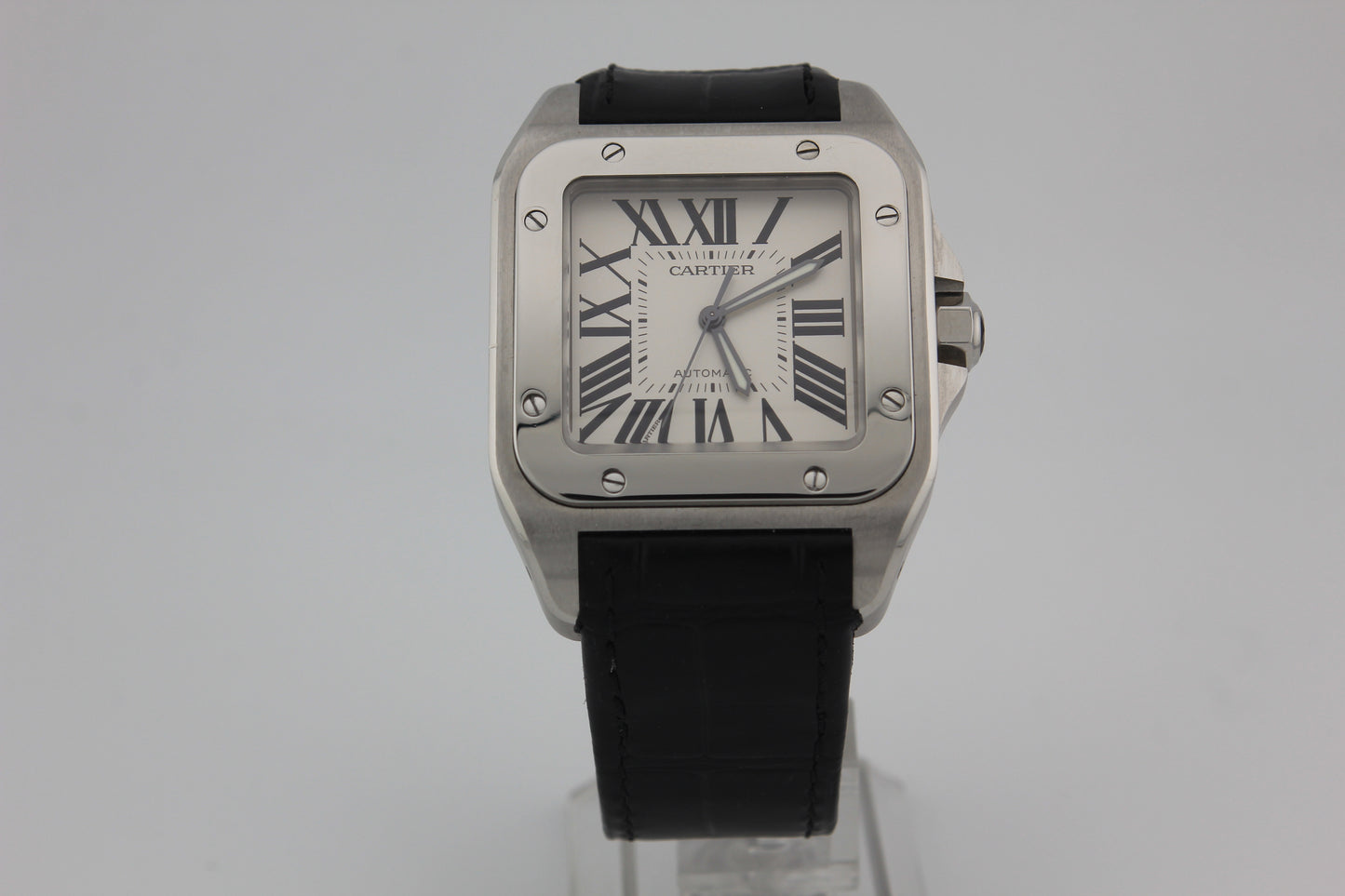 SPEED WATCHES Cartier Santos 100 Automatic – Ref. W20073X8 - full size product image