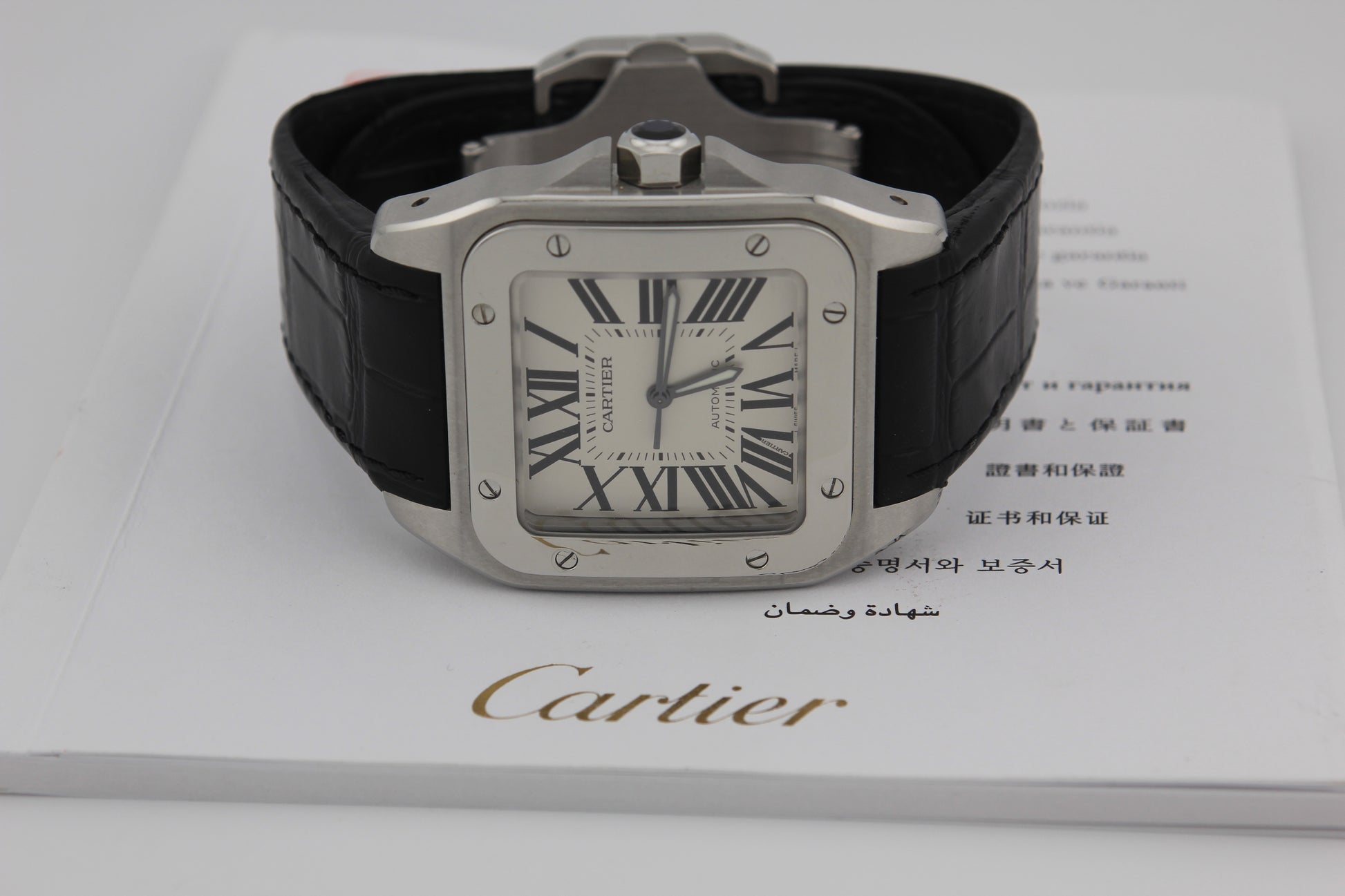 SPEED WATCHES Cartier Santos 100 Automatic – Ref. W20073X8 - gallery image 1