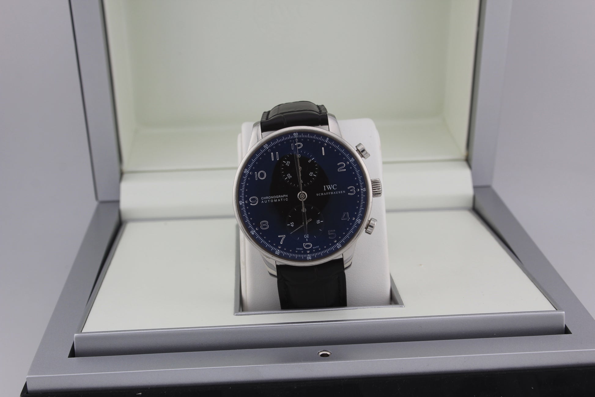 SPEED WATCHES IWC Schaffhausen Portuguese Chronograph Ref. IW371438 - gallery image 12