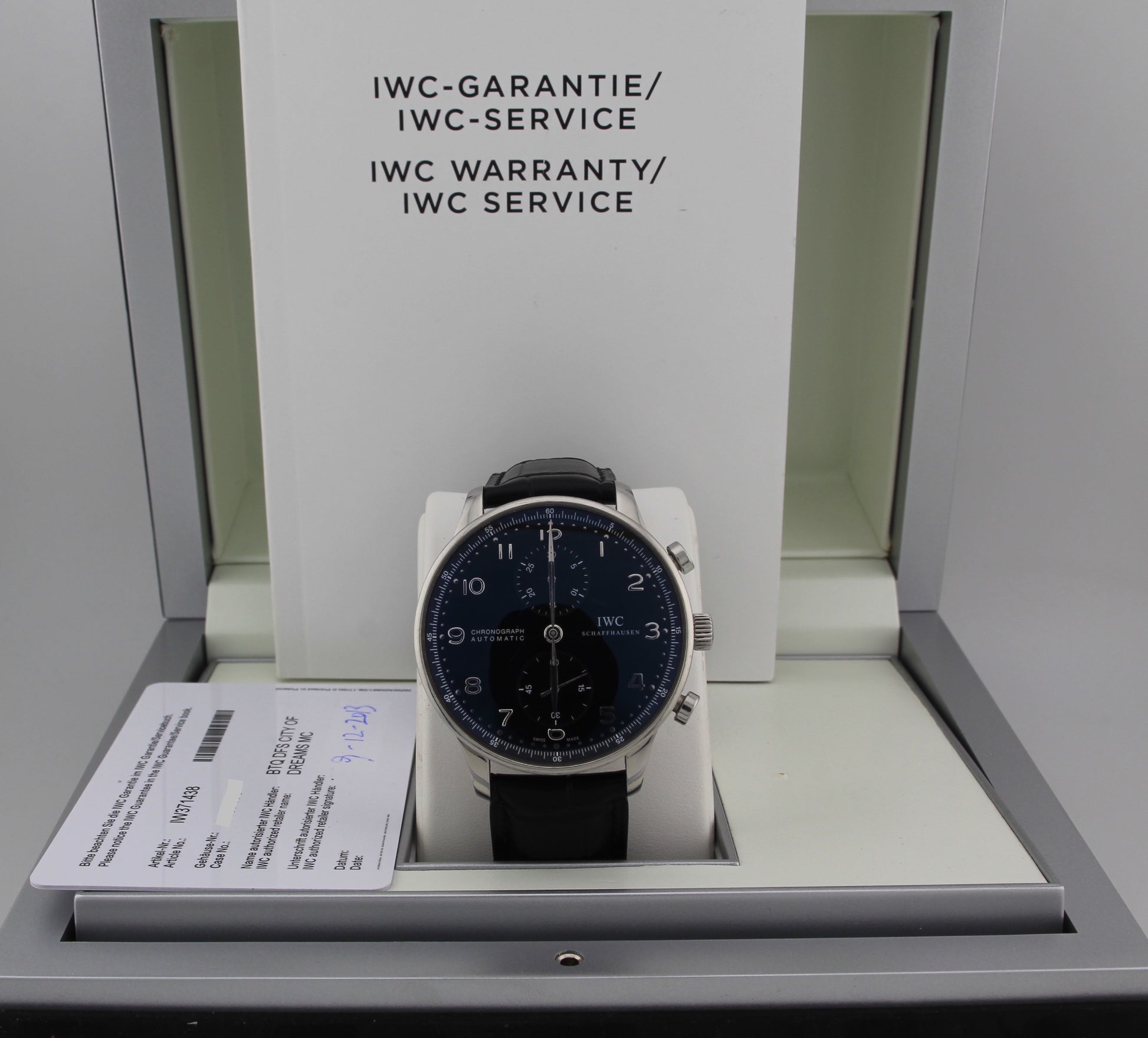 SPEED WATCHES IWC Schaffhausen Portuguese Chronograph Ref. IW371438 - gallery image 14