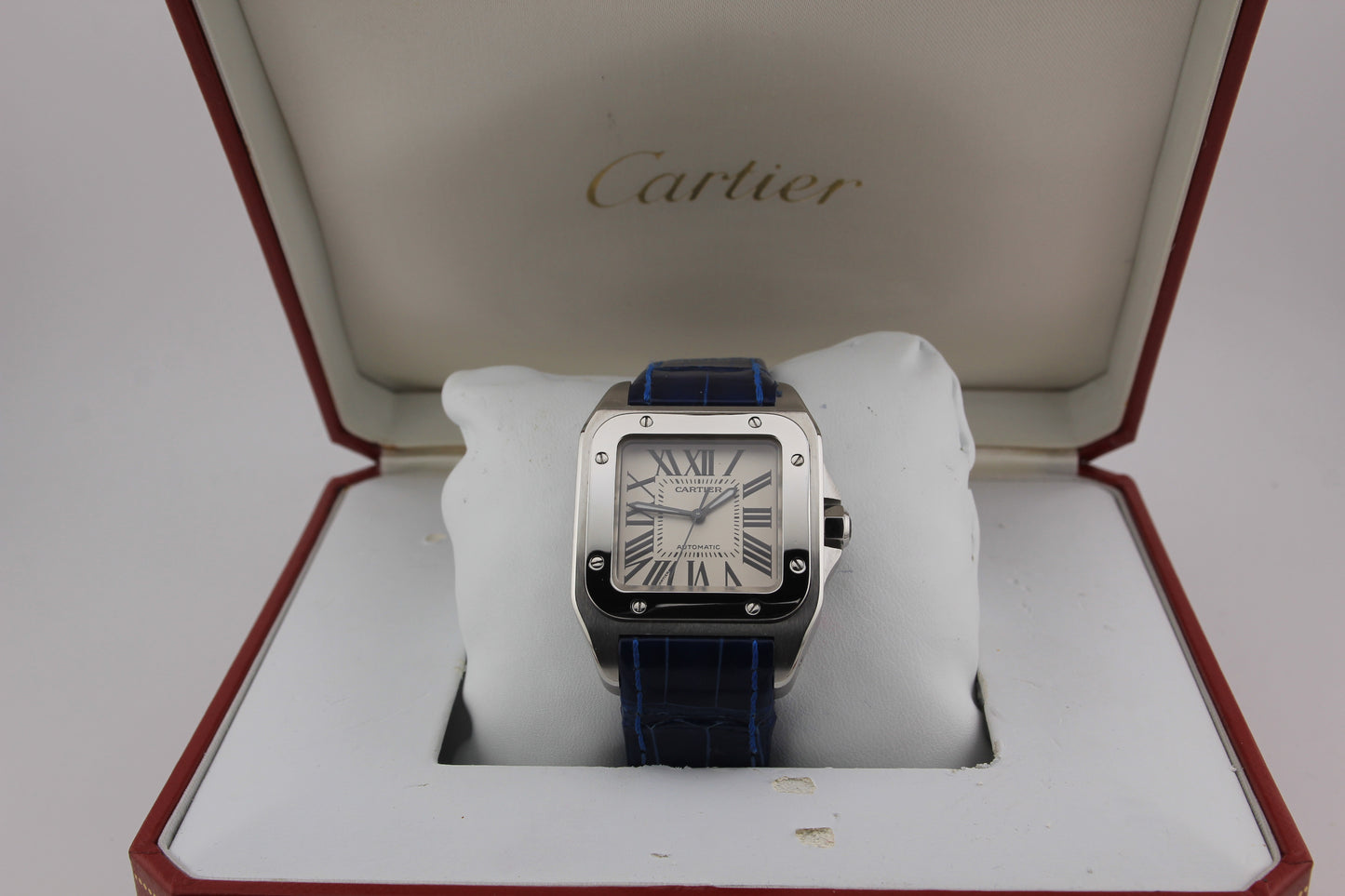 SPEED WATCHES Cartier Santos 100 Automatic – Ref. W20126X8 - full size product image