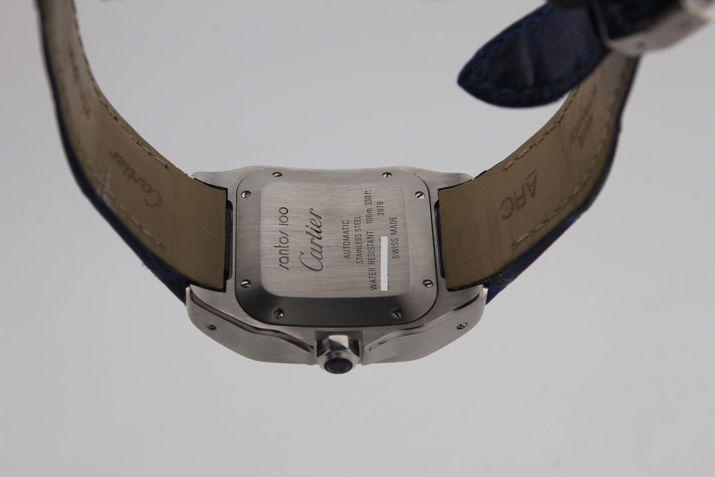 SPEED WATCHES Cartier Santos 100 Automatic – Ref. W20126X8 - full size product image
