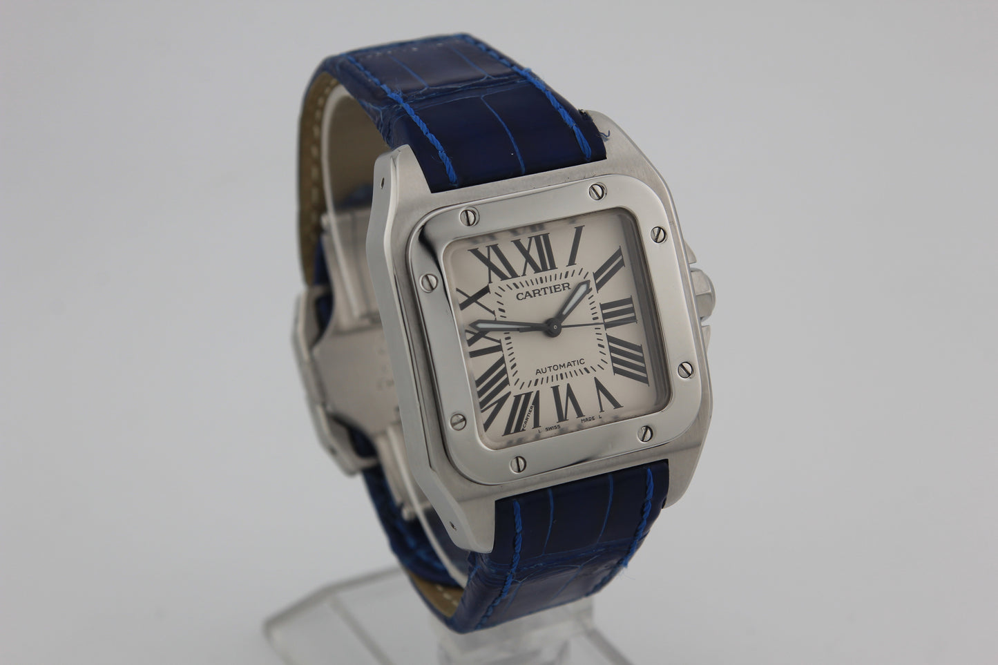 SPEED WATCHES Cartier Santos 100 Automatic – Ref. W20126X8 - full size product image