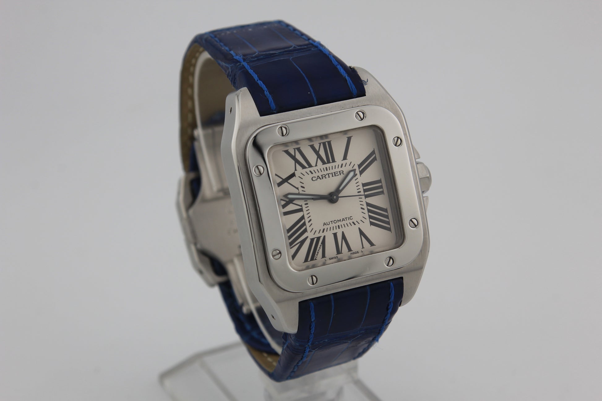 SPEED WATCHES Cartier Santos 100 Automatic – Ref. W20126X8 - gallery image 3