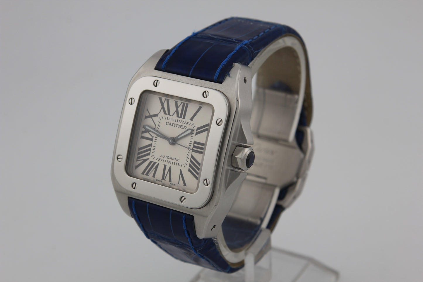 SPEED WATCHES Cartier Santos 100 Automatic – Ref. W20126X8 - full size product image