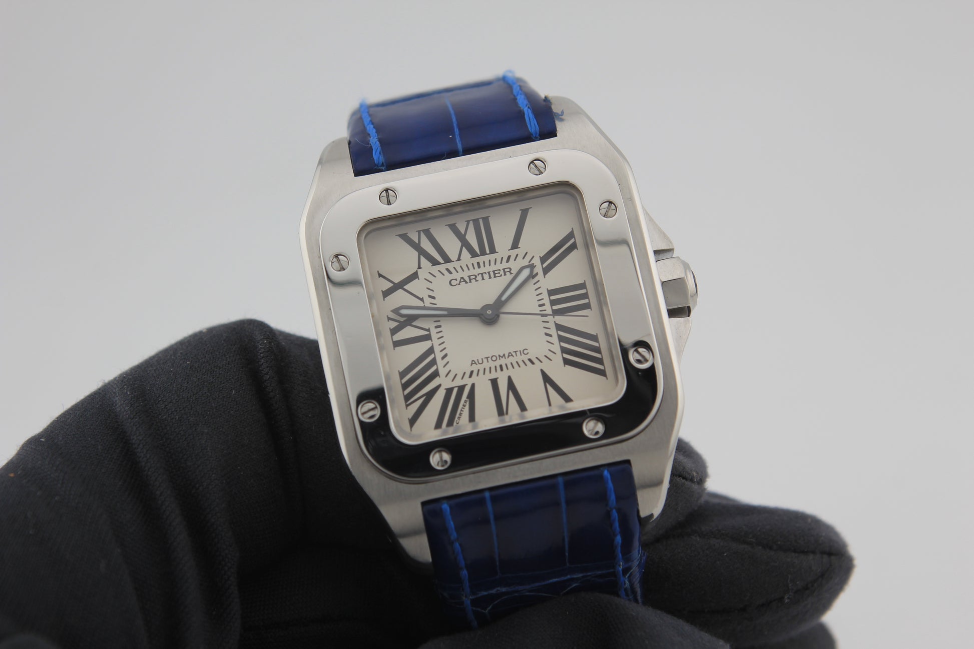 SPEED WATCHES Cartier Santos 100 Automatic – Ref. W20126X8 - gallery image 14