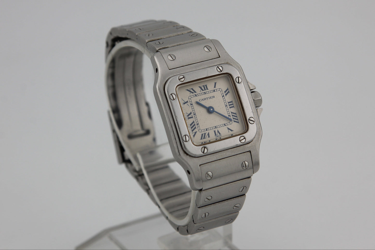 SPEED WATCHES Cartier Santos Galbée Quartz – Ref. 9057930 - full size product image