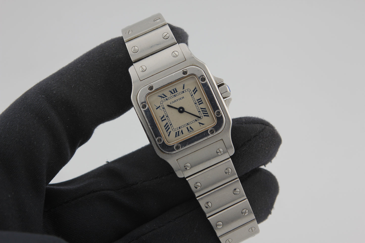 SPEED WATCHES Cartier Santos Galbée Quartz – Ref. 9057930 - full size product image