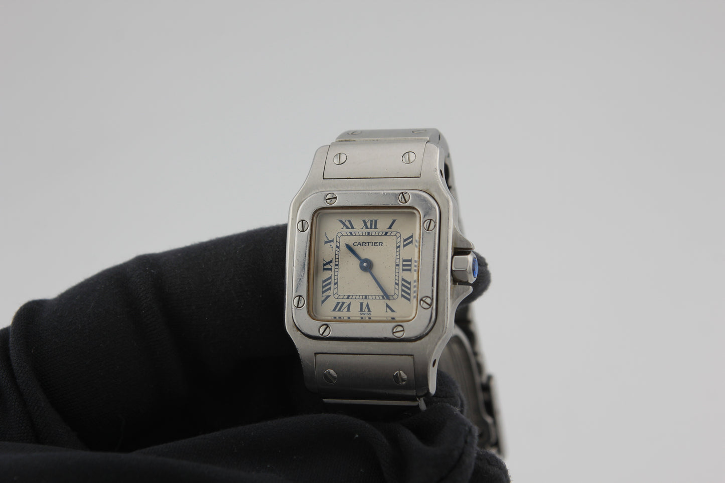 SPEED WATCHES Cartier Santos Galbée Quartz – Ref. 9057930 - full size product image