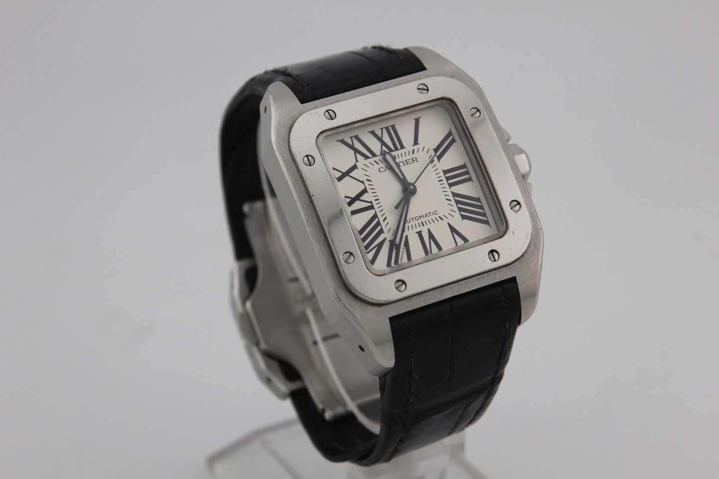SPEED WATCHES Cartier Santos 100 Automatic – Ref. W20106X8 - full size product image