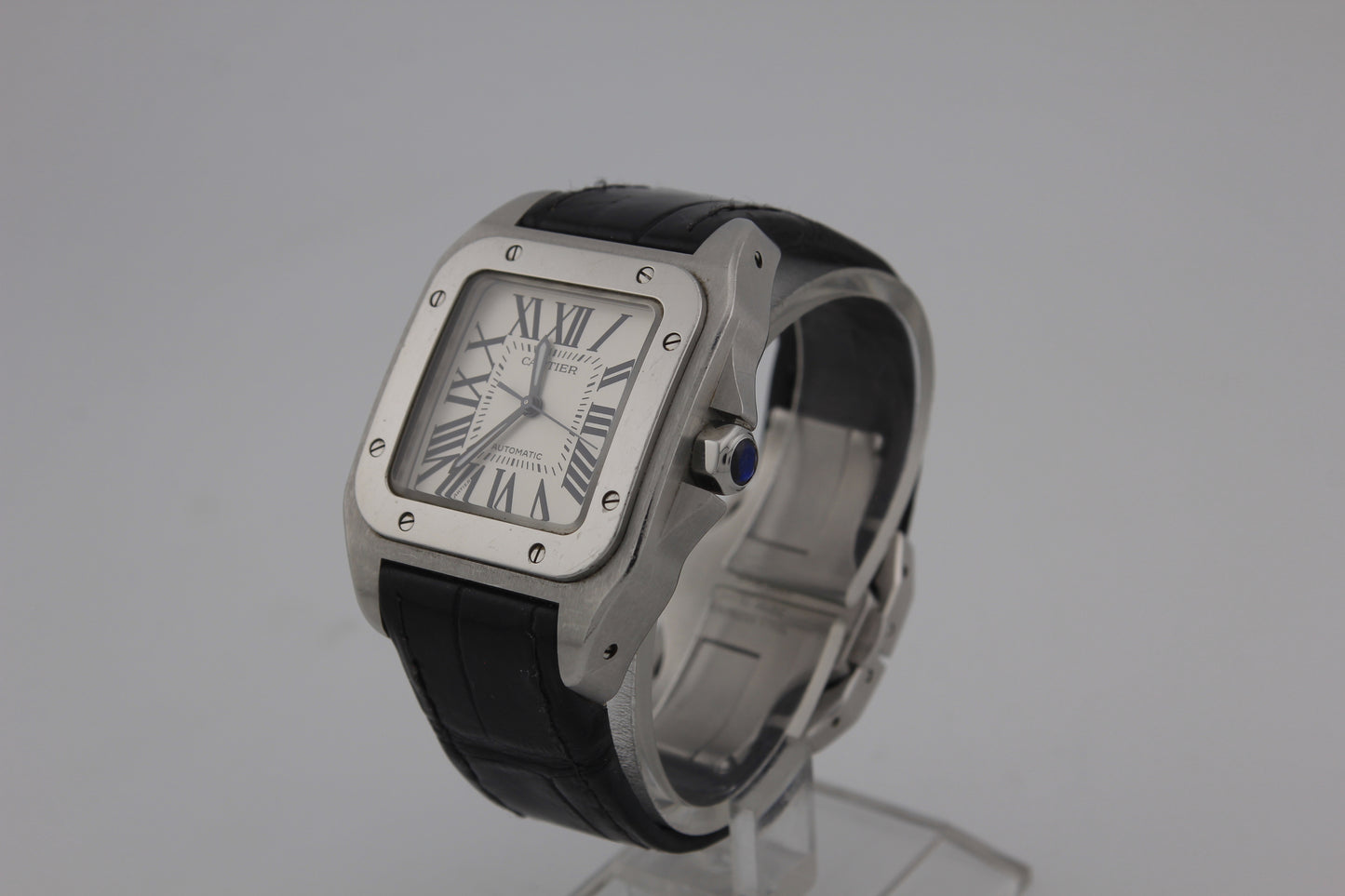 SPEED WATCHES Cartier Santos 100 Automatic – Ref. W20106X8 - full size product image