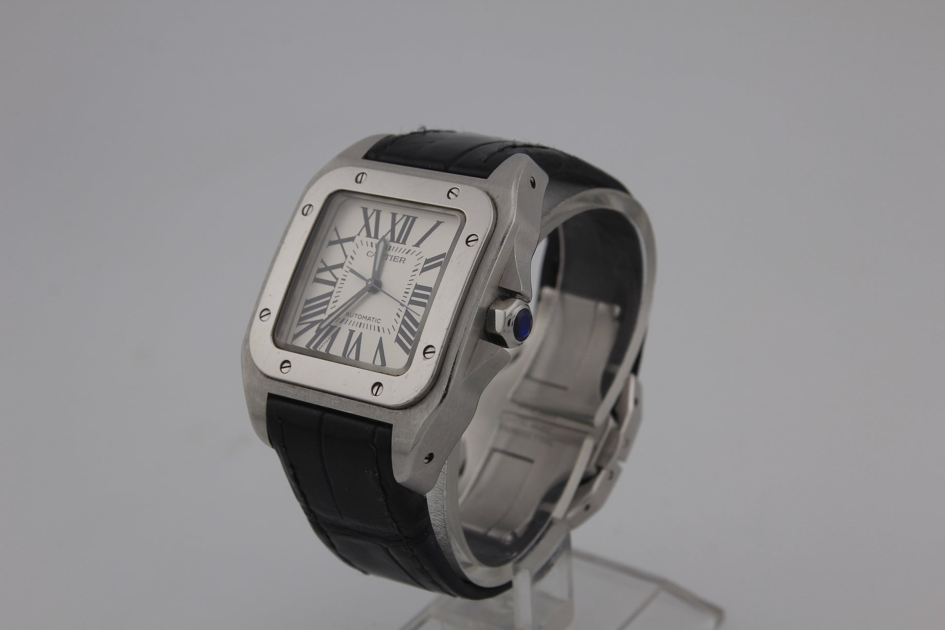 SPEED WATCHES Cartier Santos 100 Automatic – Ref. W20106X8 - gallery image 5