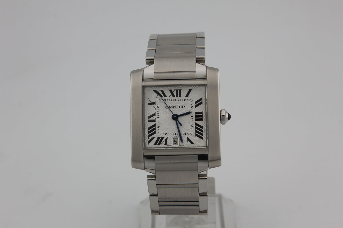 SPEED WATCHES Cartier Tank Française Automatic Steel – Ref. W51002Q3 - full size product image