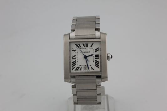 SPEED WATCHES Cartier Tank Française Automatic Steel – Ref. W51002Q3 - product image