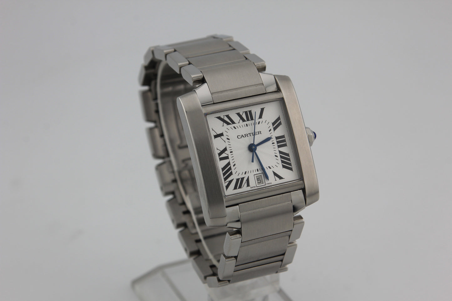 SPEED WATCHES Cartier Tank Française Automatic Steel – Ref. W51002Q3 - full size product image