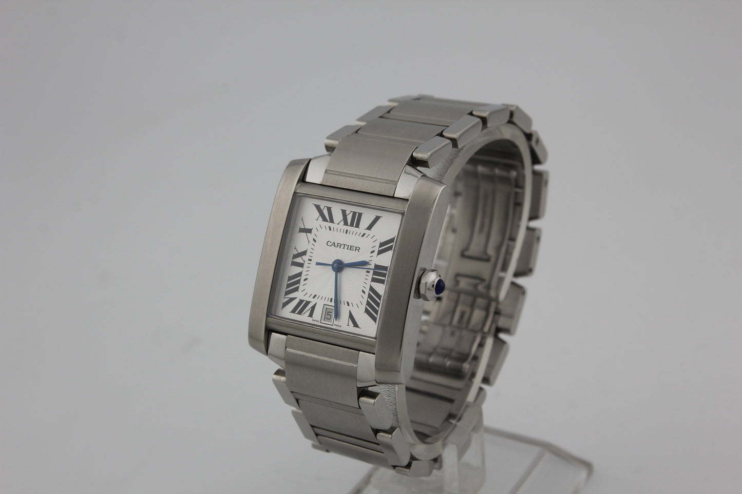 SPEED WATCHES Cartier Tank Française Automatic Steel – Ref. W51002Q3 - full size product image