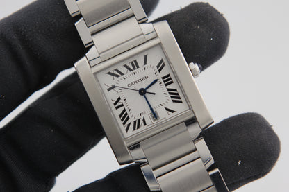 SPEED WATCHES Cartier Tank Française Automatic Steel – Ref. W51002Q3 - thumbnail image 9