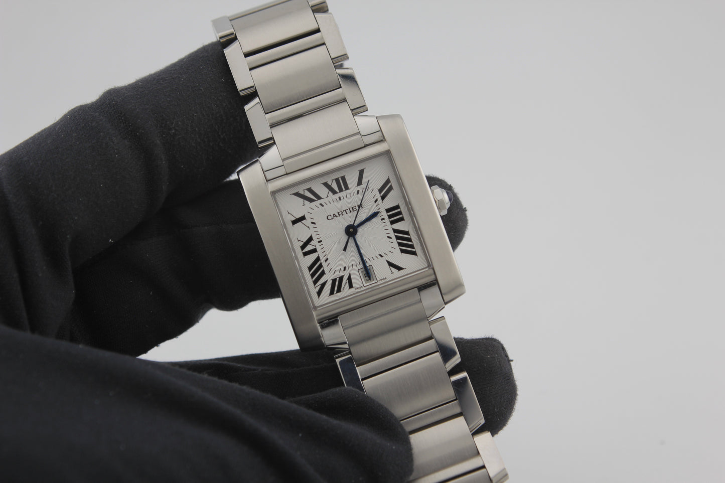 SPEED WATCHES Cartier Tank Française Automatic Steel – Ref. W51002Q3 - full size product image