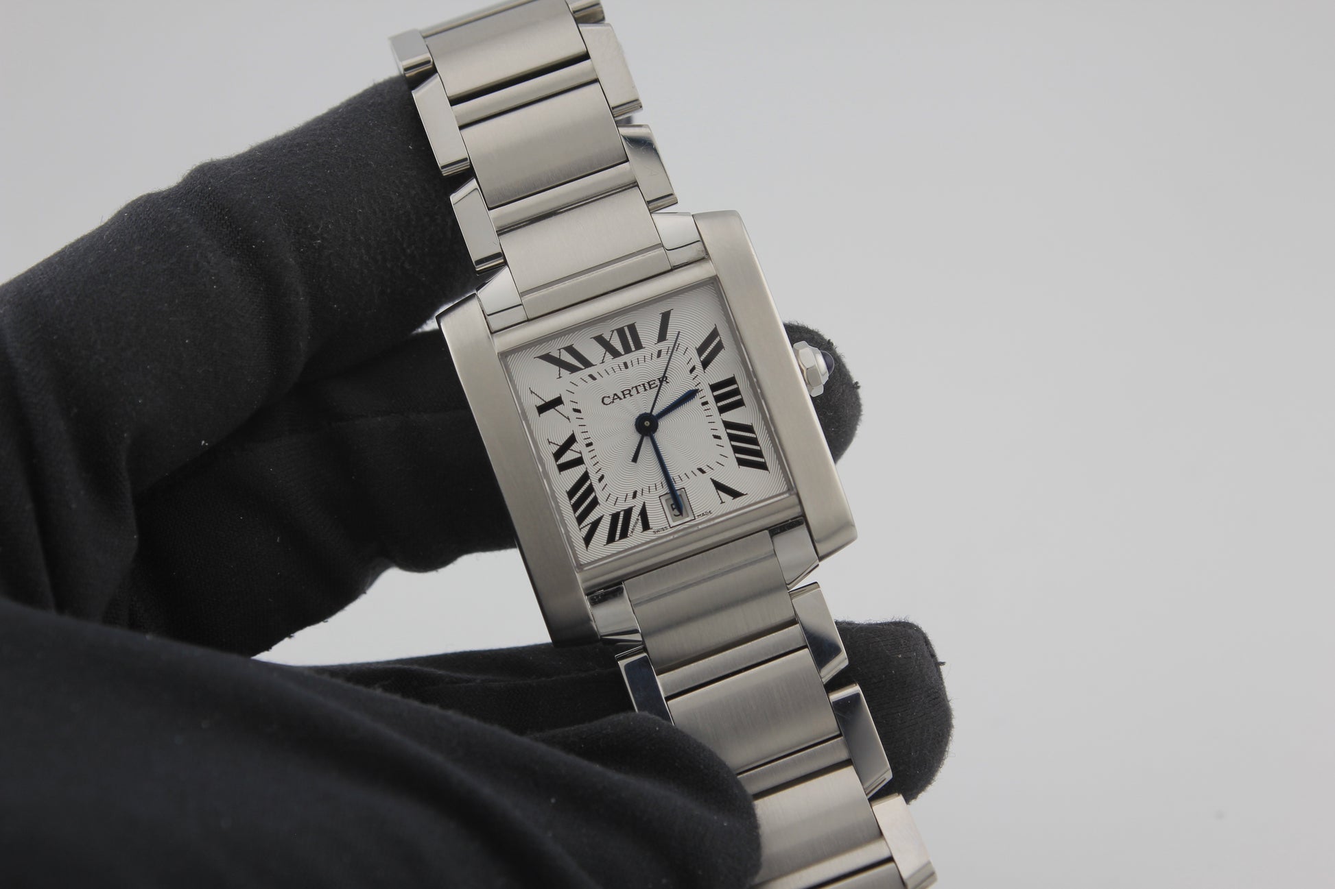 SPEED WATCHES Cartier Tank Française Automatic Steel – Ref. W51002Q3 - gallery image 12