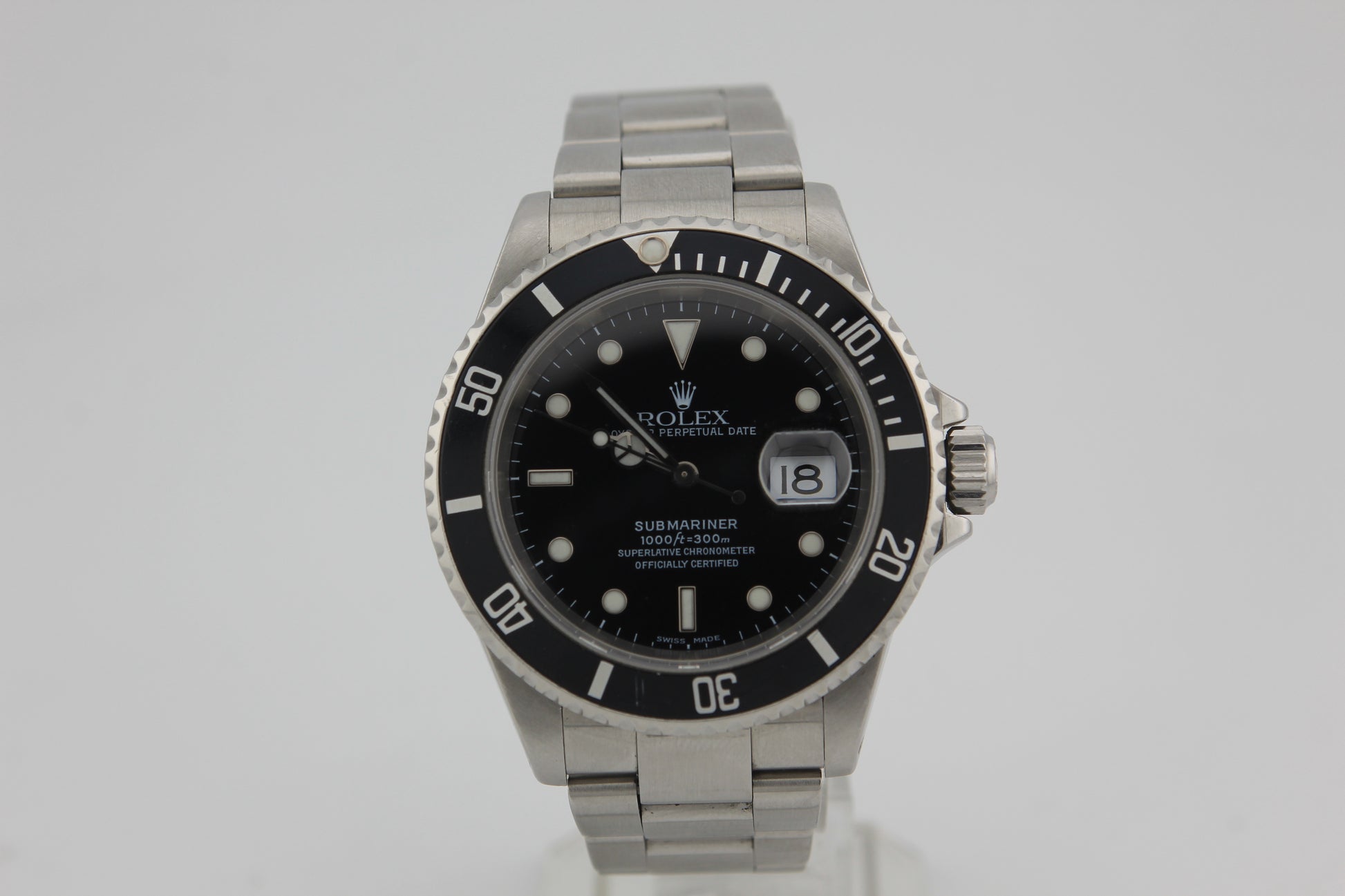 SPEED WATCHES Rolex Submariner Date 16610 – Black Dial - gallery image 1