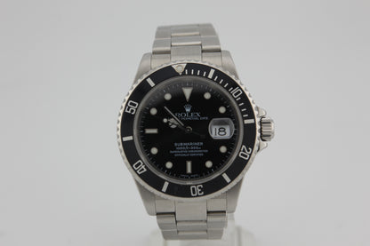 SPEED WATCHES Rolex Submariner Date 16610 – Black Dial - thumbnail image 1