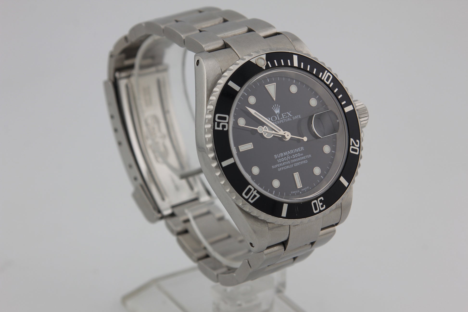 SPEED WATCHES Rolex Submariner Date 16610 – Black Dial - gallery image 3