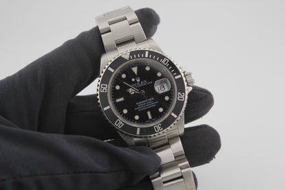 SPEED WATCHES Rolex Submariner Date 16610 – Black Dial - thumbnail image 15