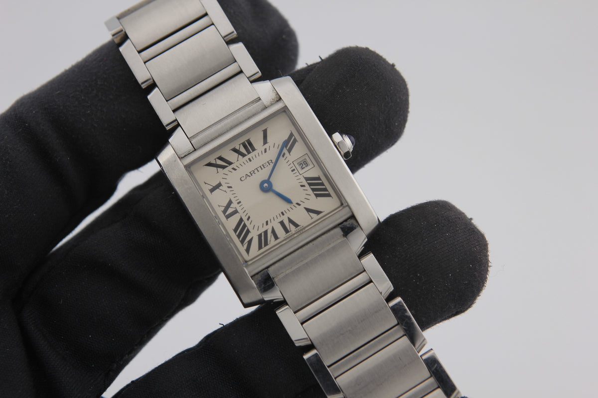 SPEED WATCHES Cartier Tank Française W51011Q3 - gallery image 11